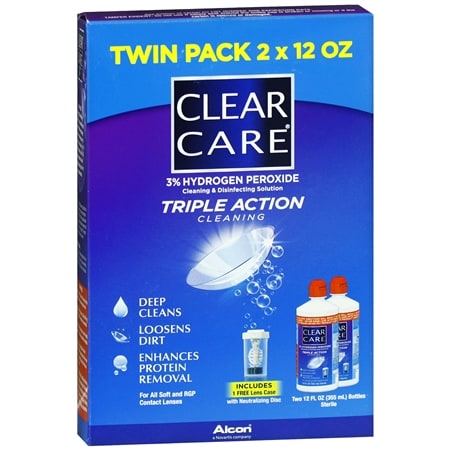Clear Care Triple Action Cleaning & Disinfecting Solution